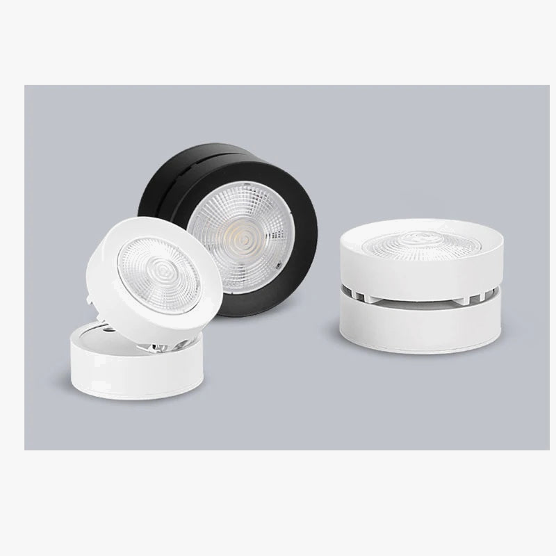 Foldable led spot in aluminium for home or office - view 5