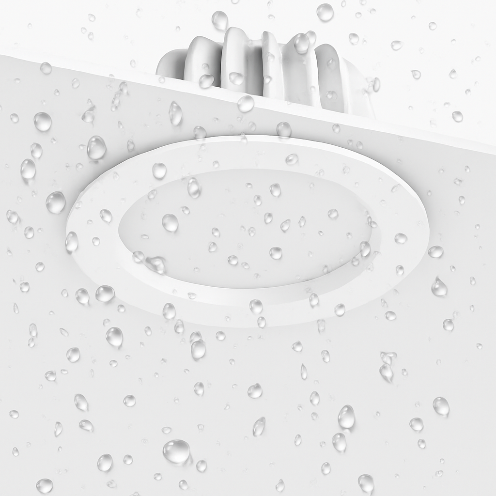 Round or square waterproof led spot for indoors - Round White / Warm White / 5W