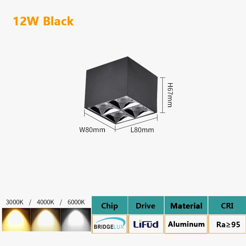Spot led tuya zigbee variable intensity for connected house