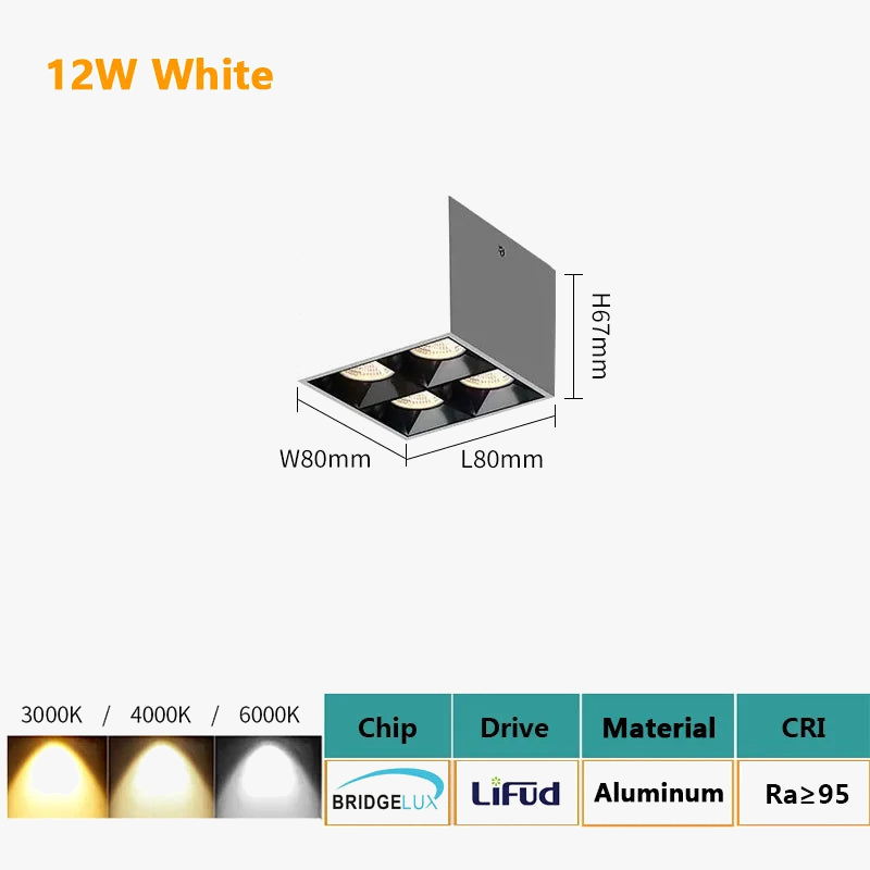 Spot led tuya zigbee variable intensity for connected house - view 10