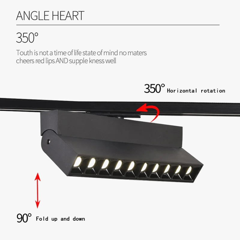 Variable intensity wall spot for store and decoration - view 3