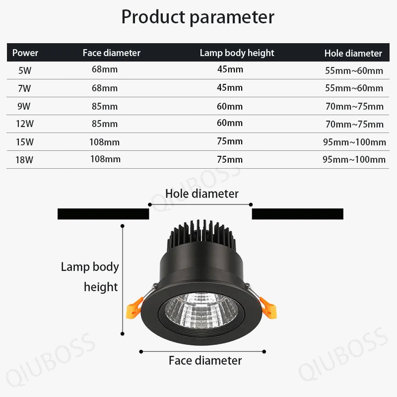 Variable intensity built-in led spotlights for modern interior - view 3