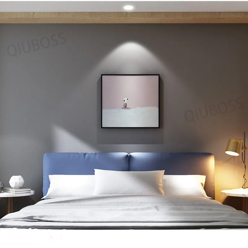 Variable intensity built-in led spotlights for modern interior - view 5