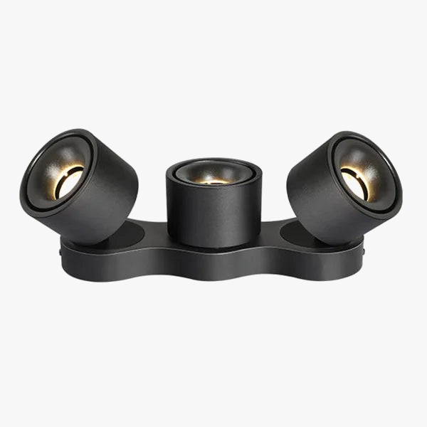 Variable intensity folding rotary led spotlights for interior lighting - view 6