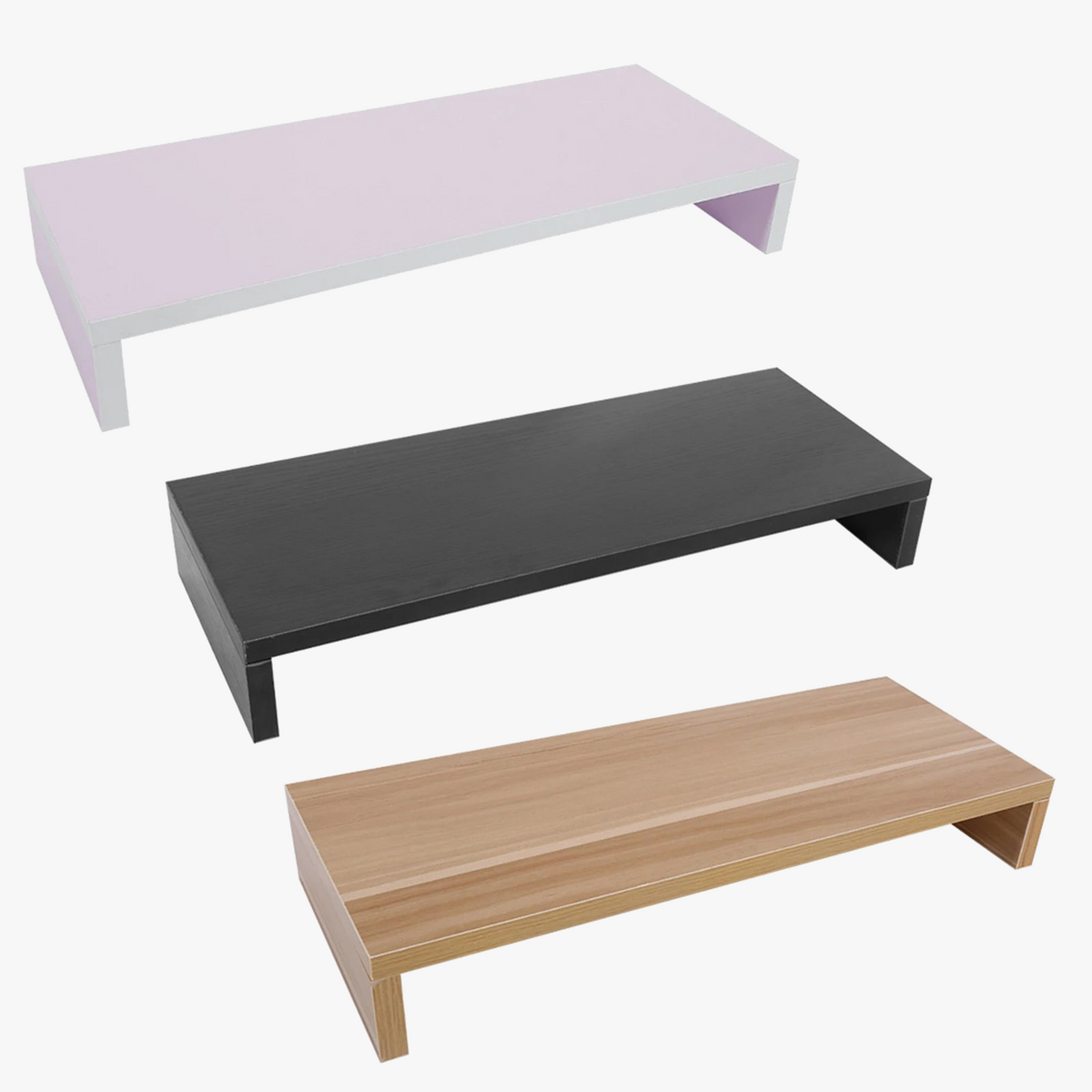 Wooden holder for computer screen and monitor - view 3
