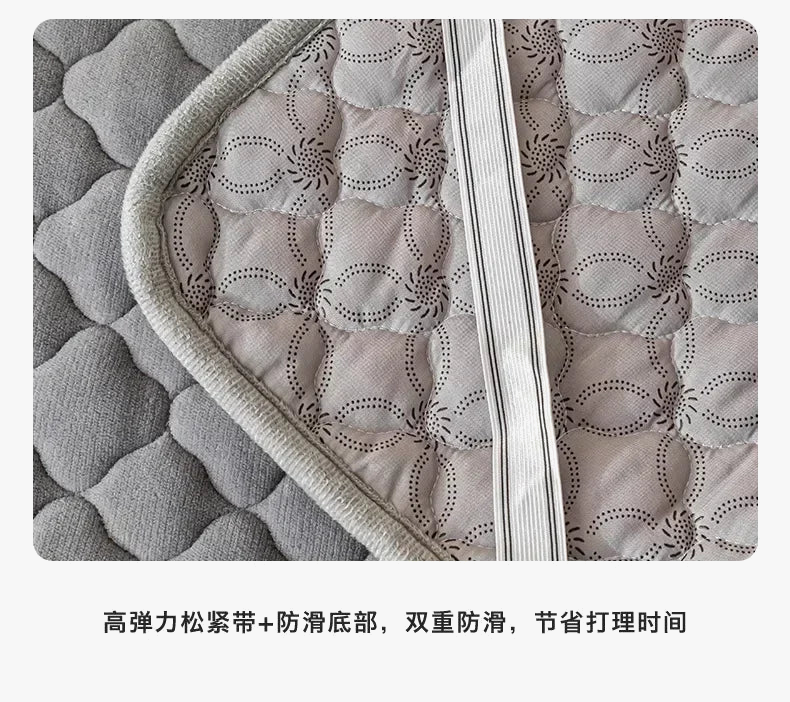 Thick hot velvet surmatelas for optimal comfort - view 5
