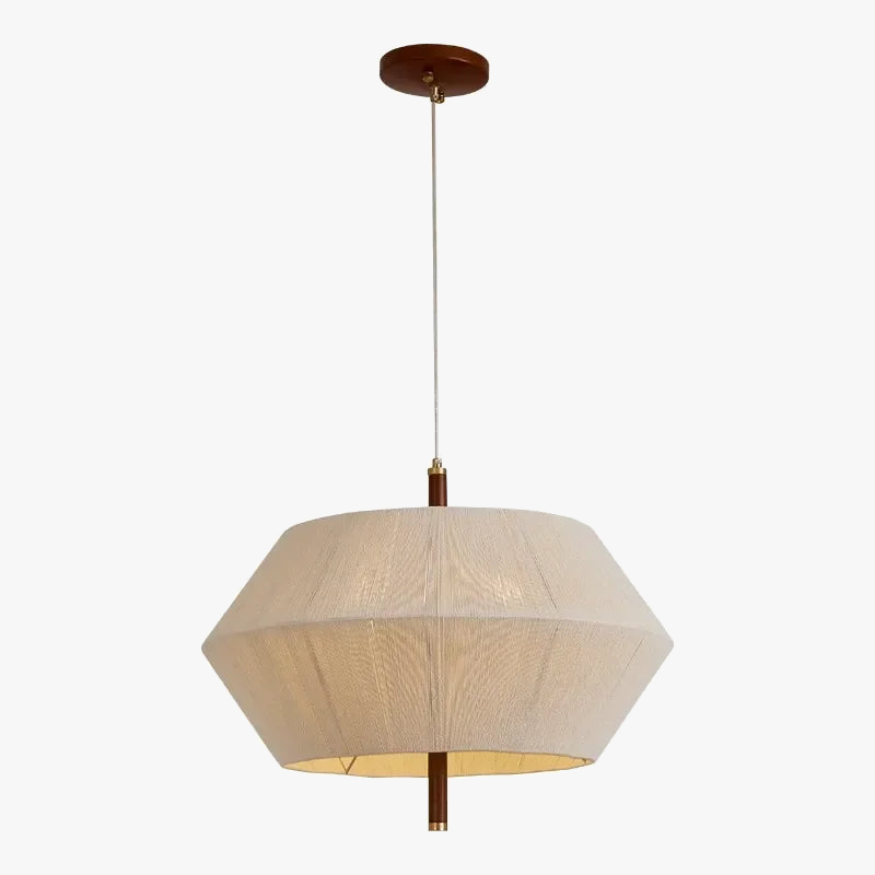 Decorative pendant light in Japanese style fabric elegant led lighting