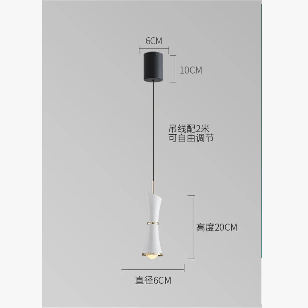 LED postmodern design pendant light for elegant interior - view 5