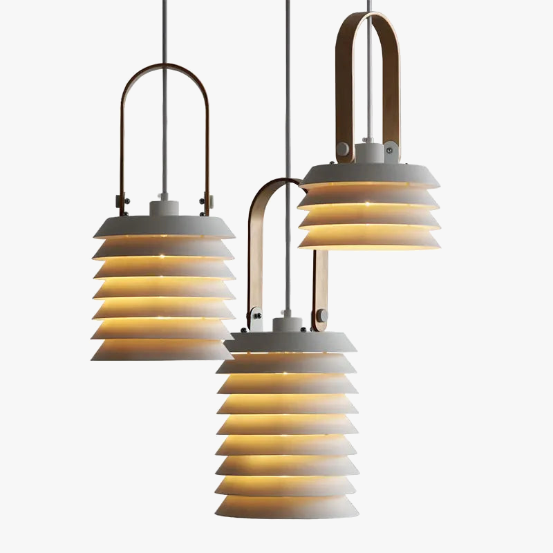 Creative wooden pendant light for restaurant and kitchen - view 6