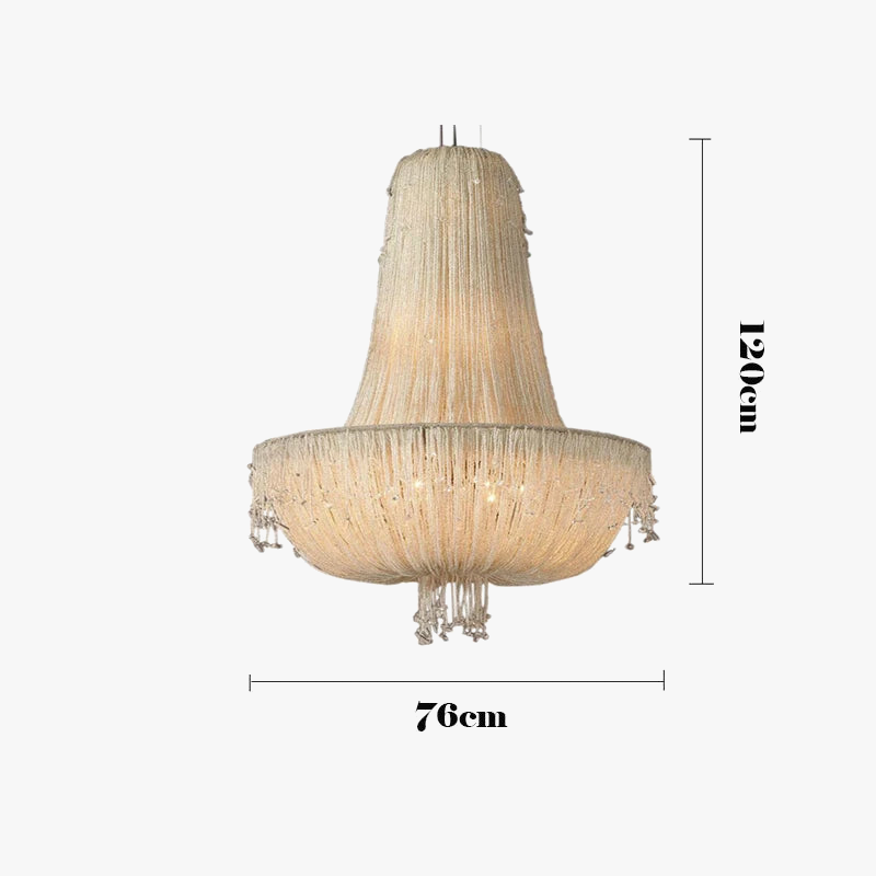 Retro crystal pendant light creative and luxurious design - view 7