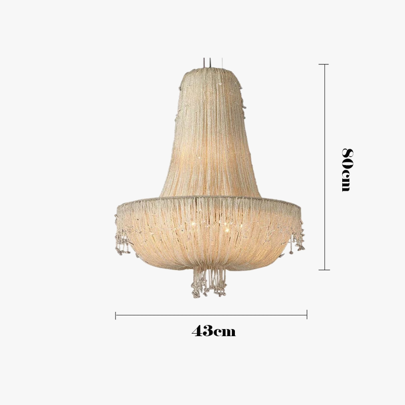 Retro crystal pendant light creative and luxurious design - view 9