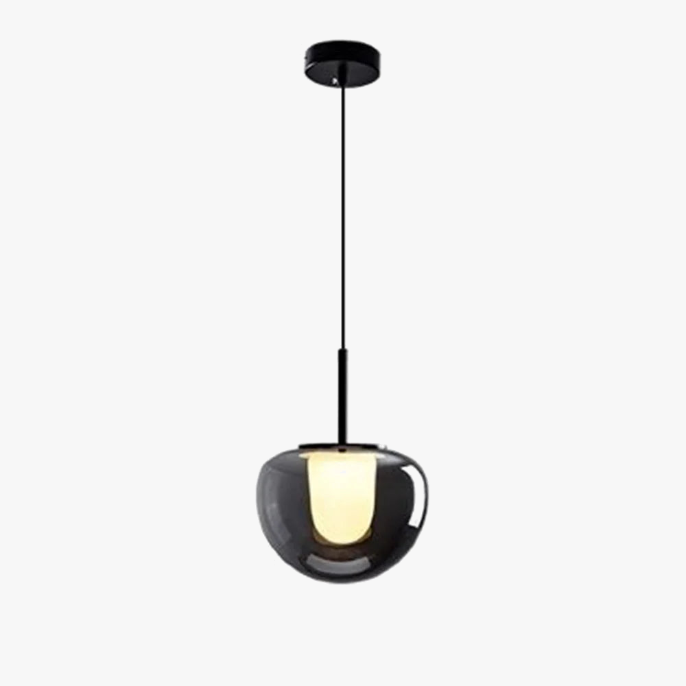 Glass pendant light in modern Italian design for interior decoration - view 2