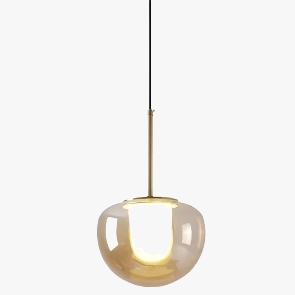 Glass pendant light in modern Italian design for interior decoration - view 5