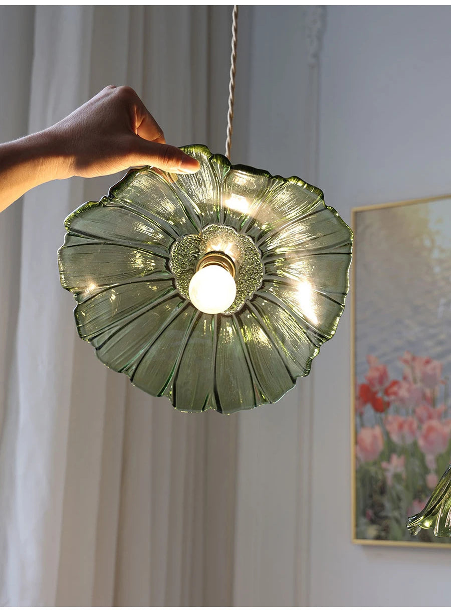 Pendant in decorative glass modern Japanese style - view 4
