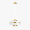 Modern milky glass pendant light for elegant interior