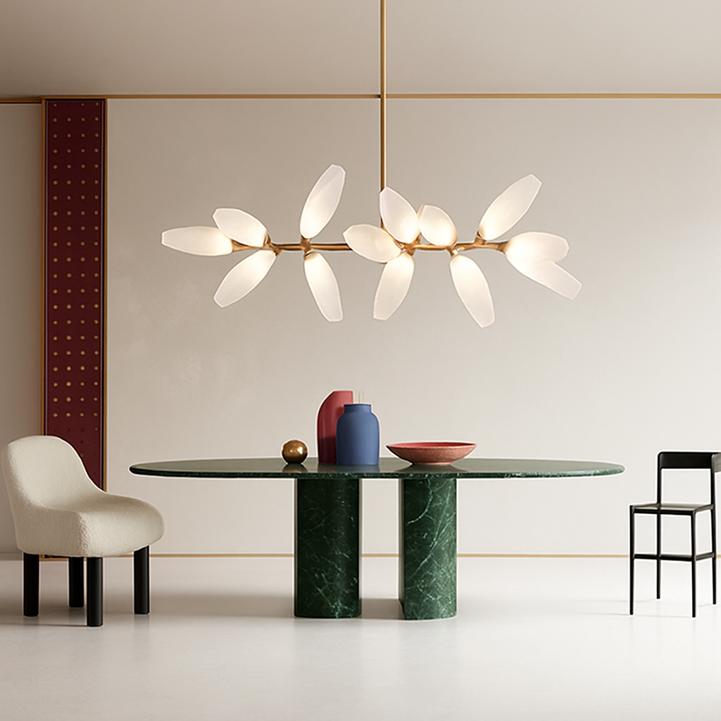 Modern glass pendant light for elegant interior decoration - view 2