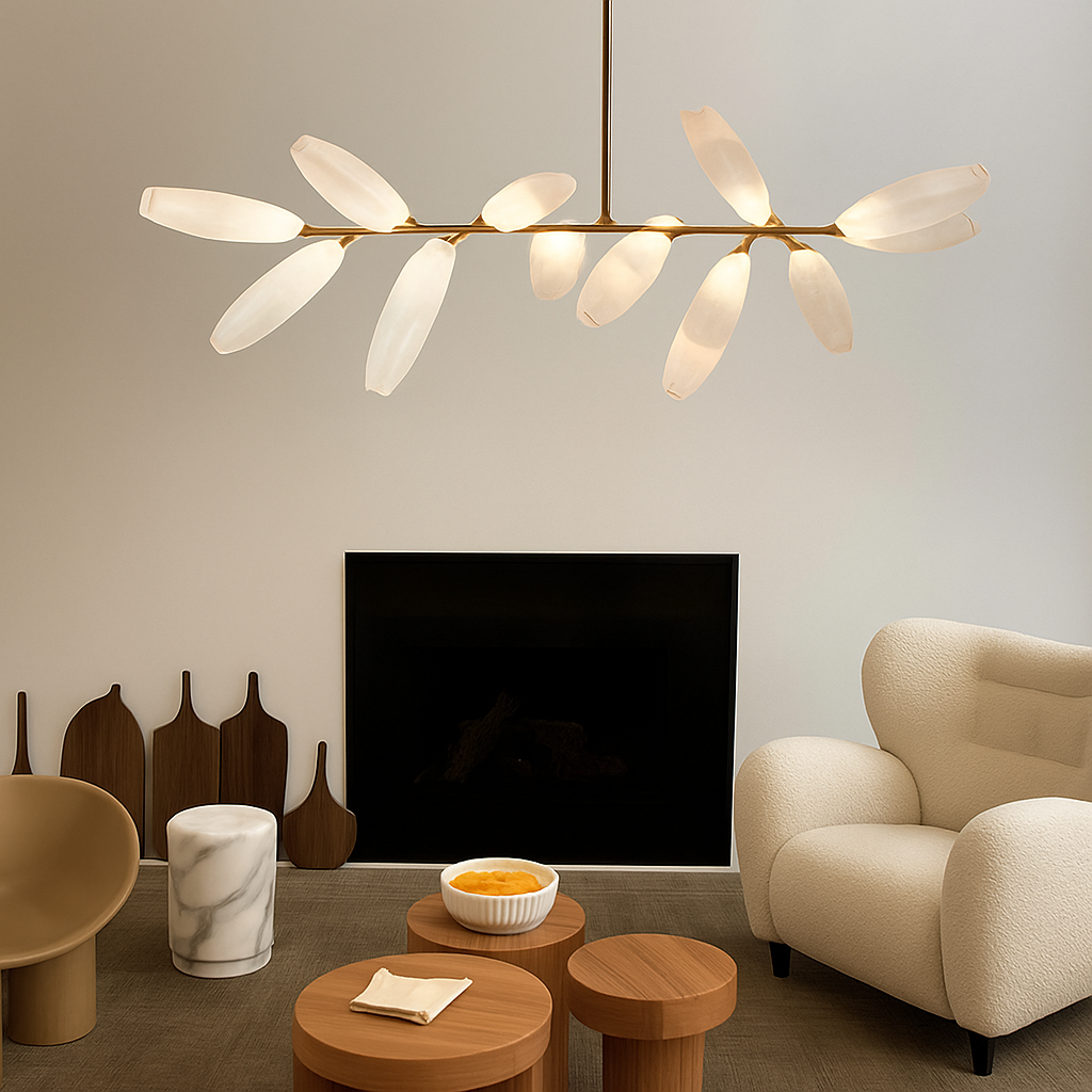 Modern glass pendant light for elegant interior decoration - view 5