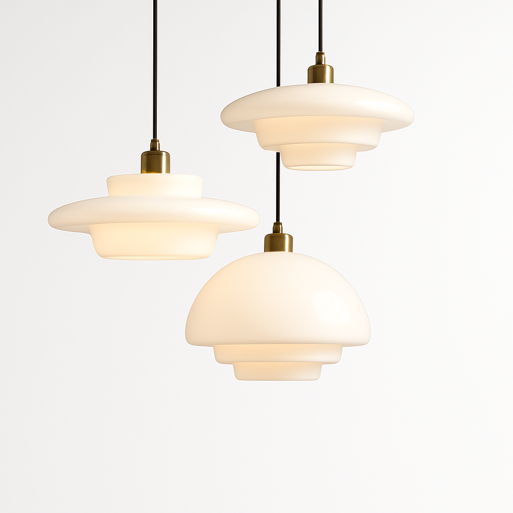 Nordic glass pendant light for elegant interior decoration