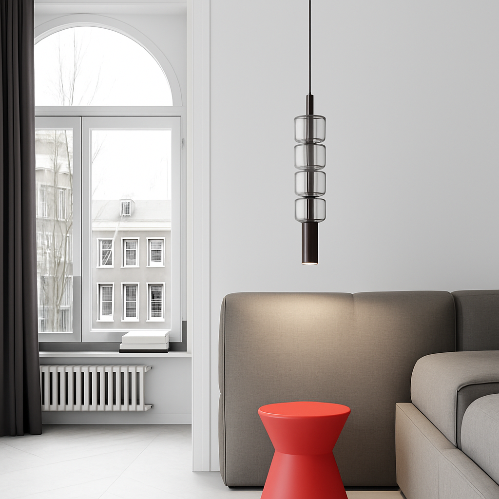 Glass pendant light for restaurants and creative decoration shops - view 2