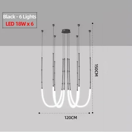 Modern led pendant light for elegant and stylish interior decoration - view 8