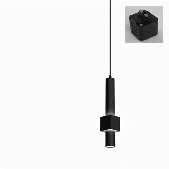 Nordic led pendant light tube long internal lighting dimmable - view 8