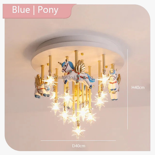 Childish light pendant light for fun bedroom - view 8