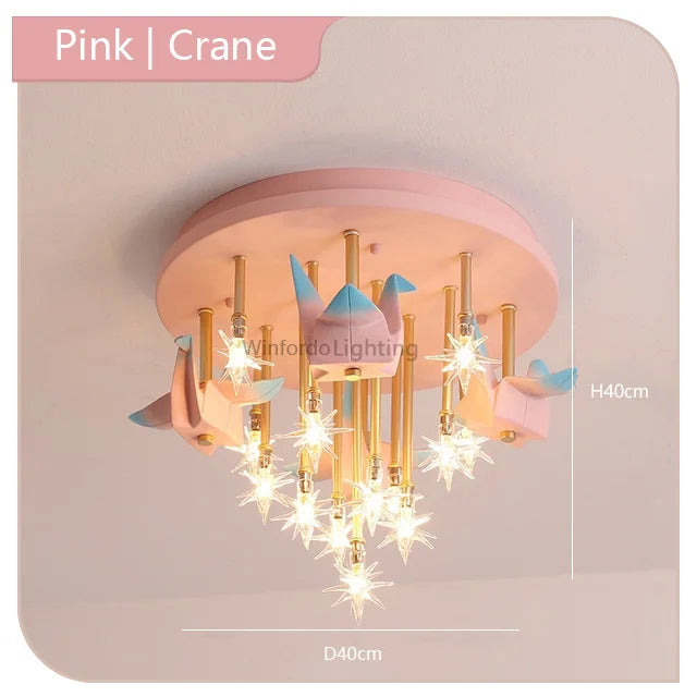 Childish light pendant light for fun bedroom - view 9