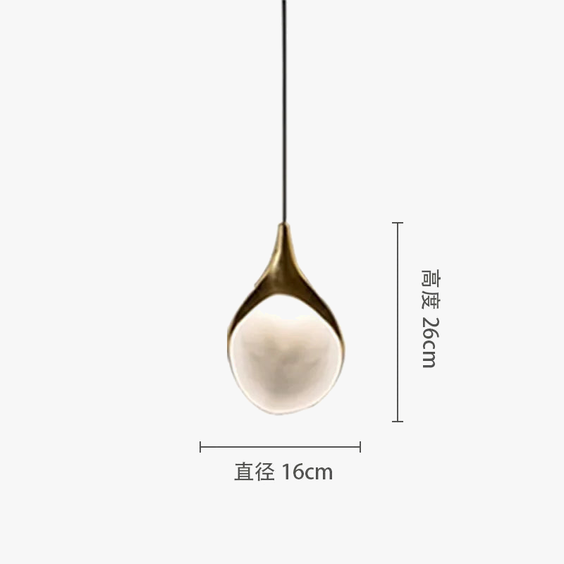 Modern spoon-shaped pendant light for retro decoration - view 5