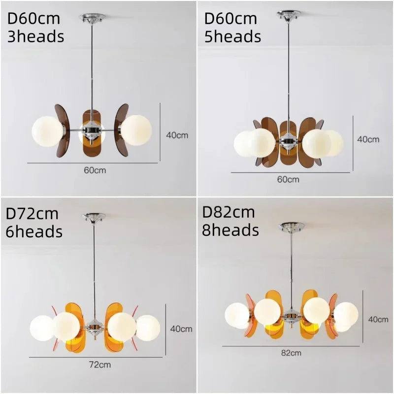 Modern glass pendant light for hotel decoration and restaurant - view 5
