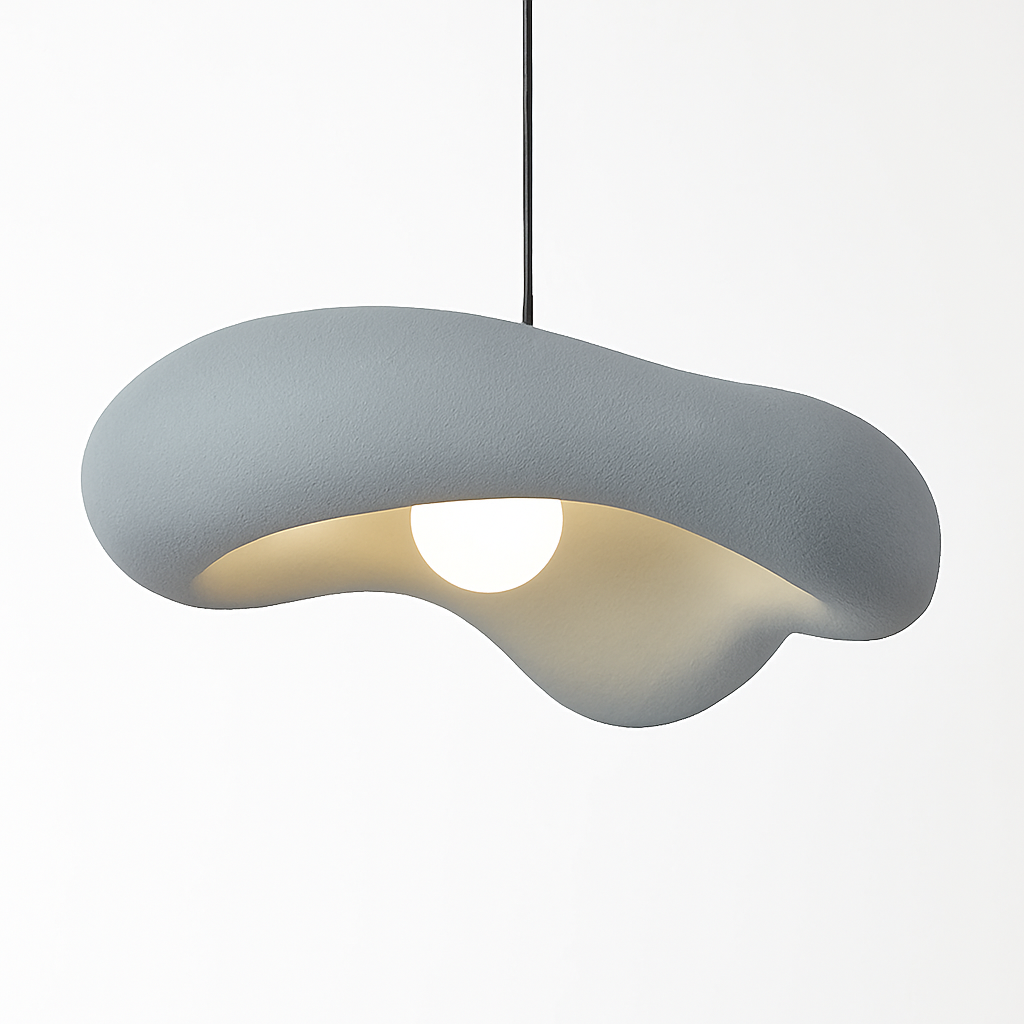Wabi sabi pendant light modern design for elegant interior decoration - Grey L60 W50cm / 3 Changeable Lights