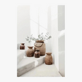Abstract painting vase bohemian still life modern wall decoration