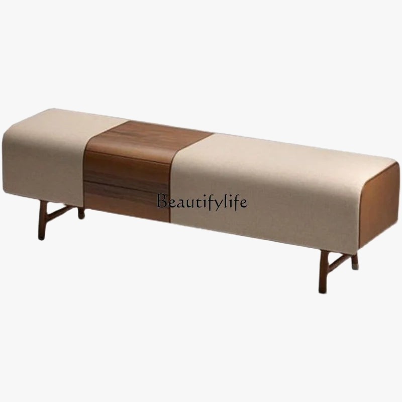 Light and simple Italian luxury stool for bench and sofa - view 2