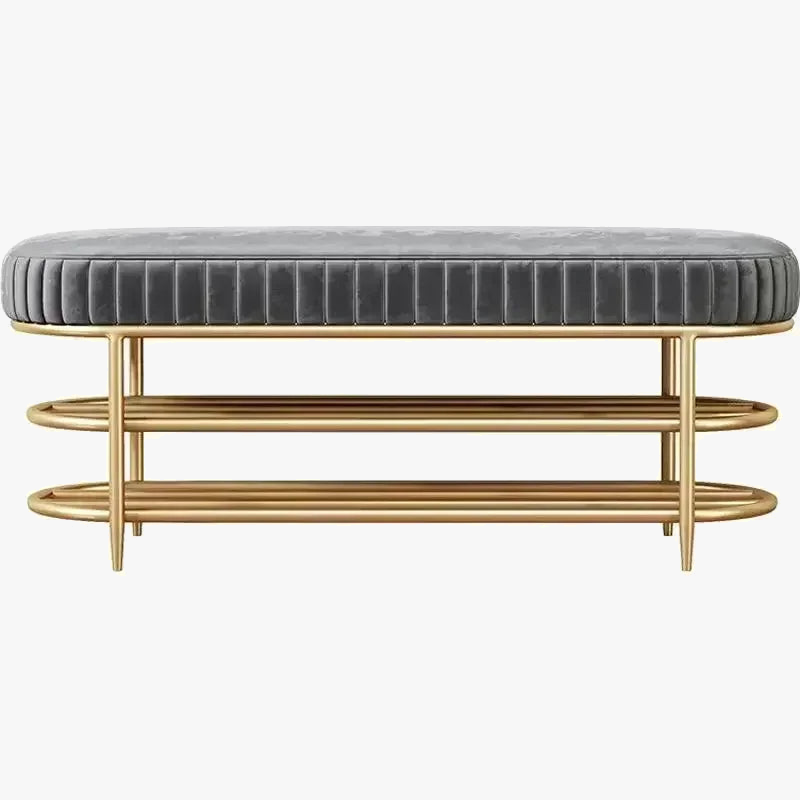 Design stool for entry and storage shoes - view 2