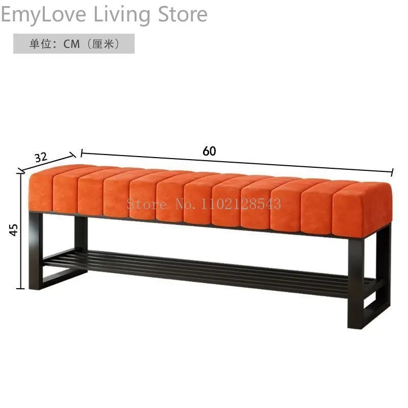 Modern Nordic changing stools furniture for living room and storage - view 7