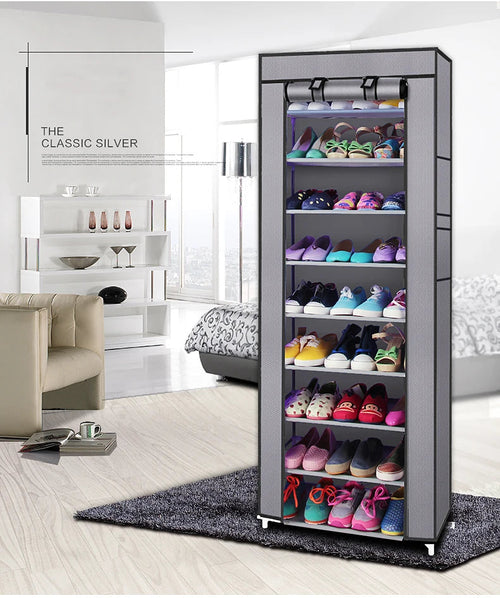 9-mesh non-woven fabric shoe shelf