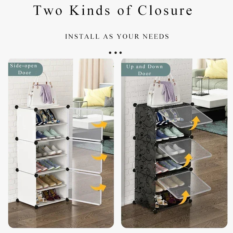Multifunction shoe shelf for better storage - view 2