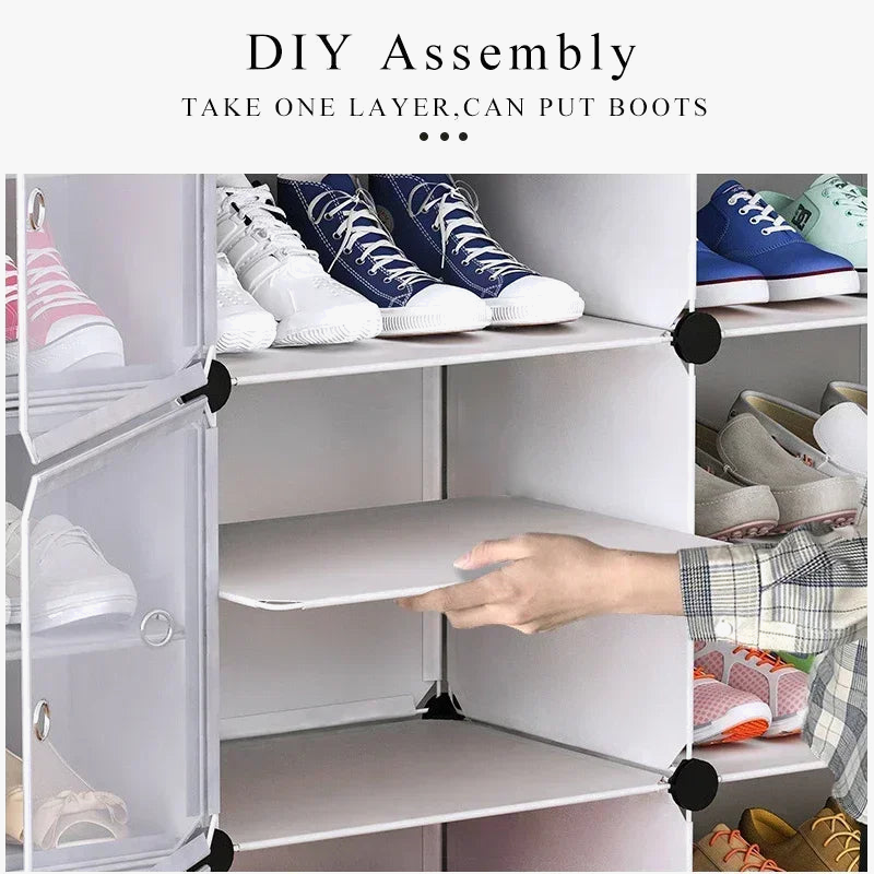 Multifunction shoe shelf for better storage - view 3