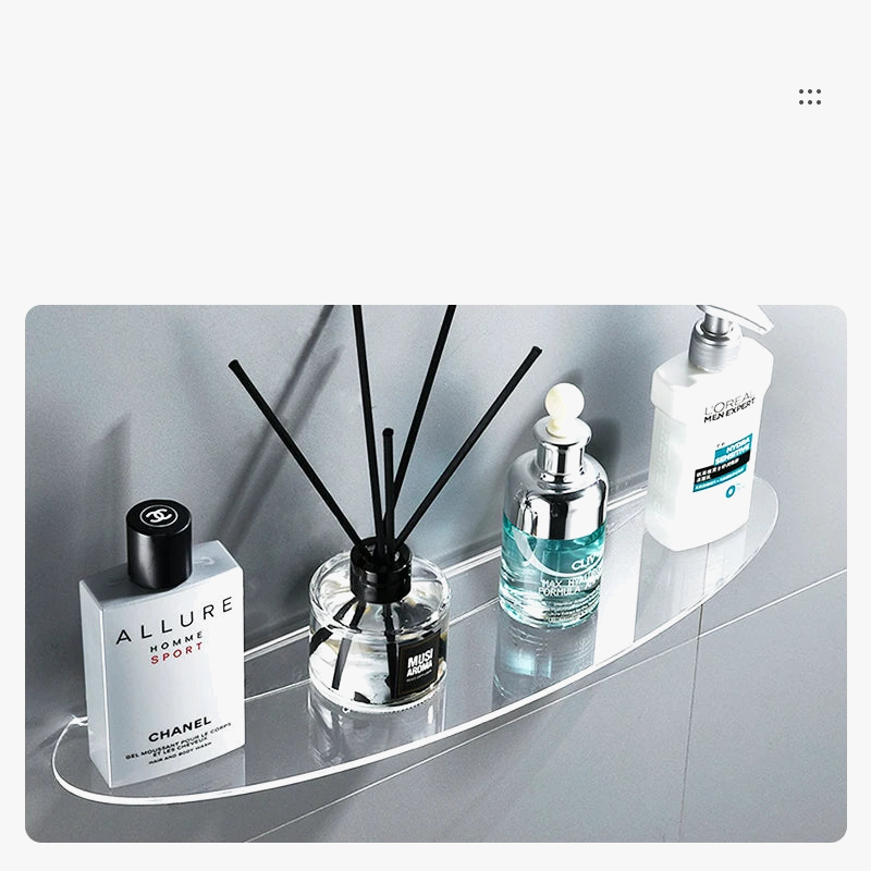 Acrylic floating shelf for modern invisible storage - view 3
