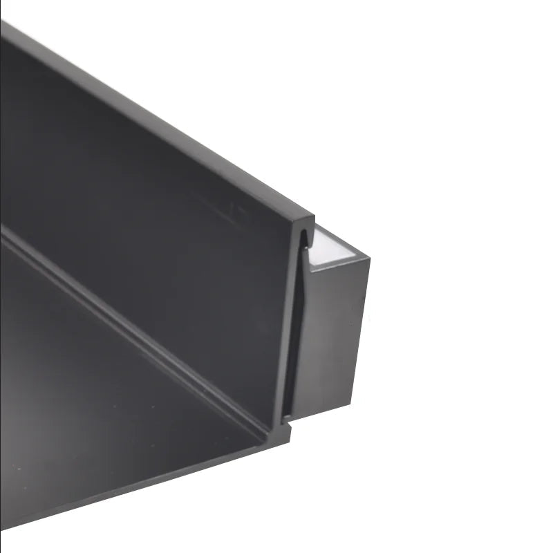 Aluminium light-filled wall shelf - view 7