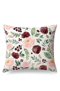 Warm Square Floral Pillowcase 45 X 45 cm