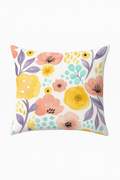 Soft Square Floral Pillowcase 45 X 45 cm