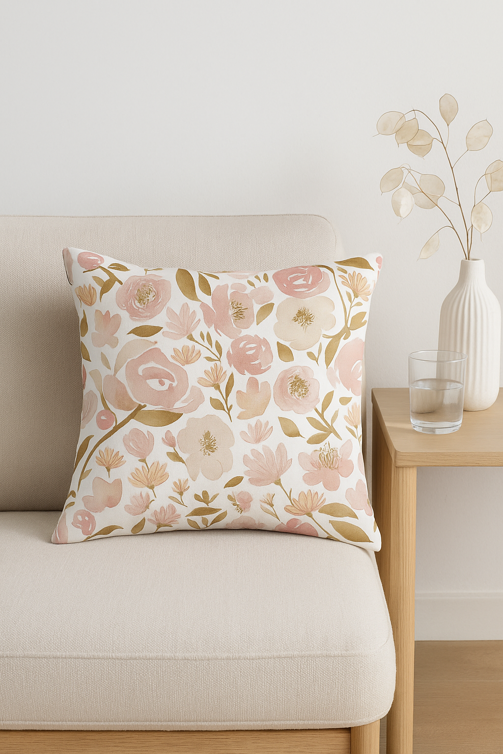 Signature Square Floral Pillowcase 45 X 45 cm - view 2