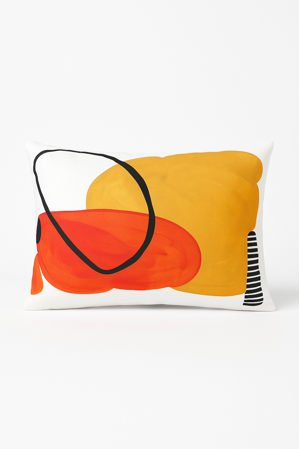 Decorative pillowcase with geometric patterns for various uses