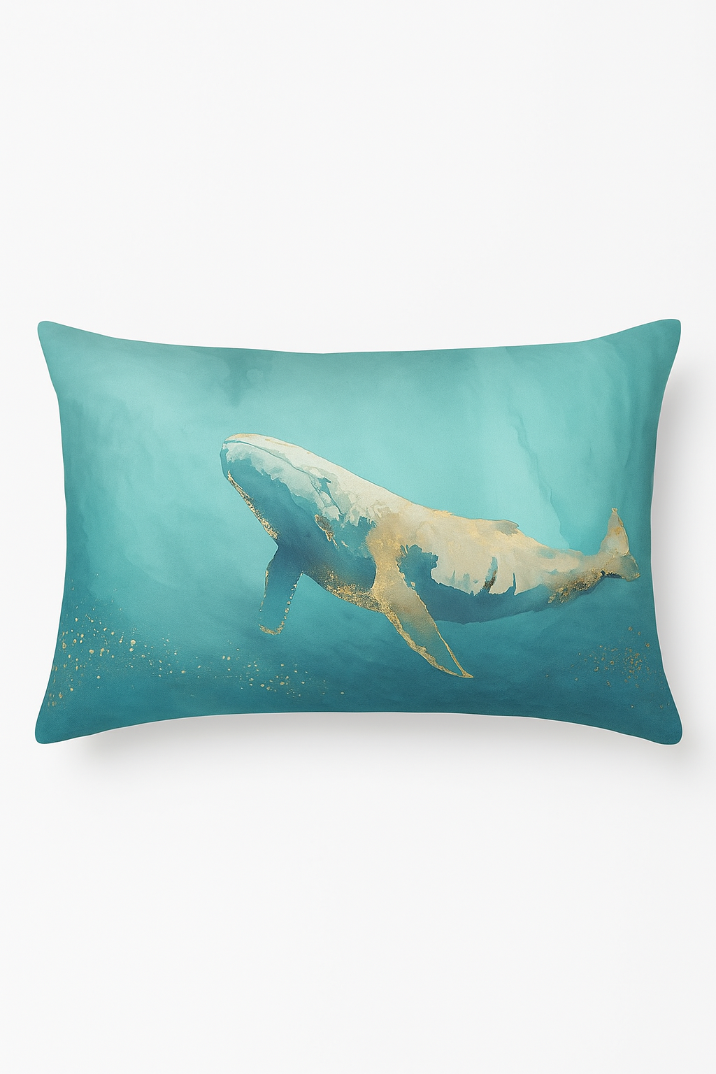 Vaporous Chinese Watercolor Rectangular Pillowcase