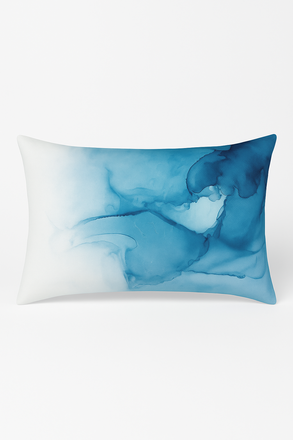 Chinese style polyester rectangular pillowcase with watercolor stripes