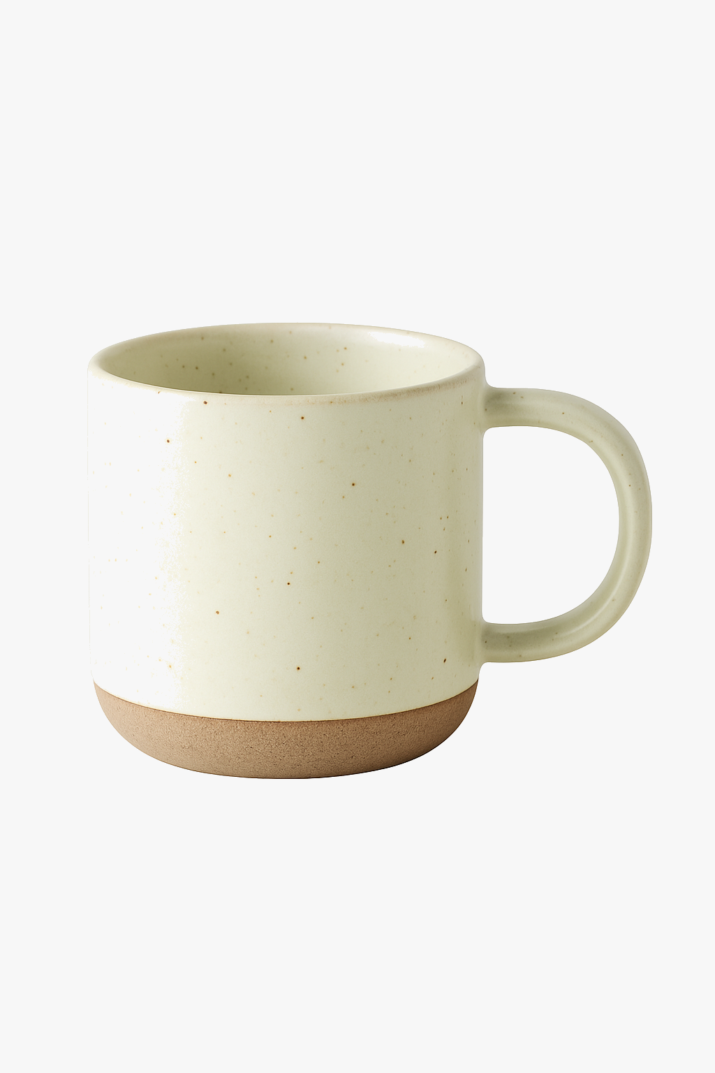 Ceramic coffee cup with modern retro style