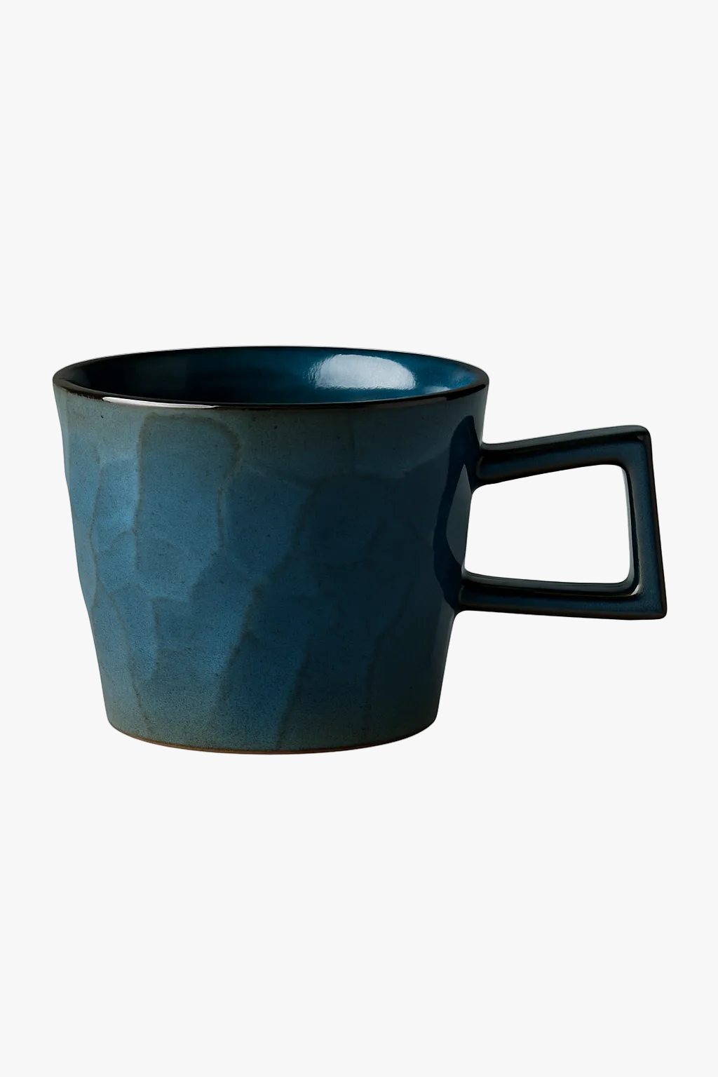 Rustic coffee cup ceramic vintage style