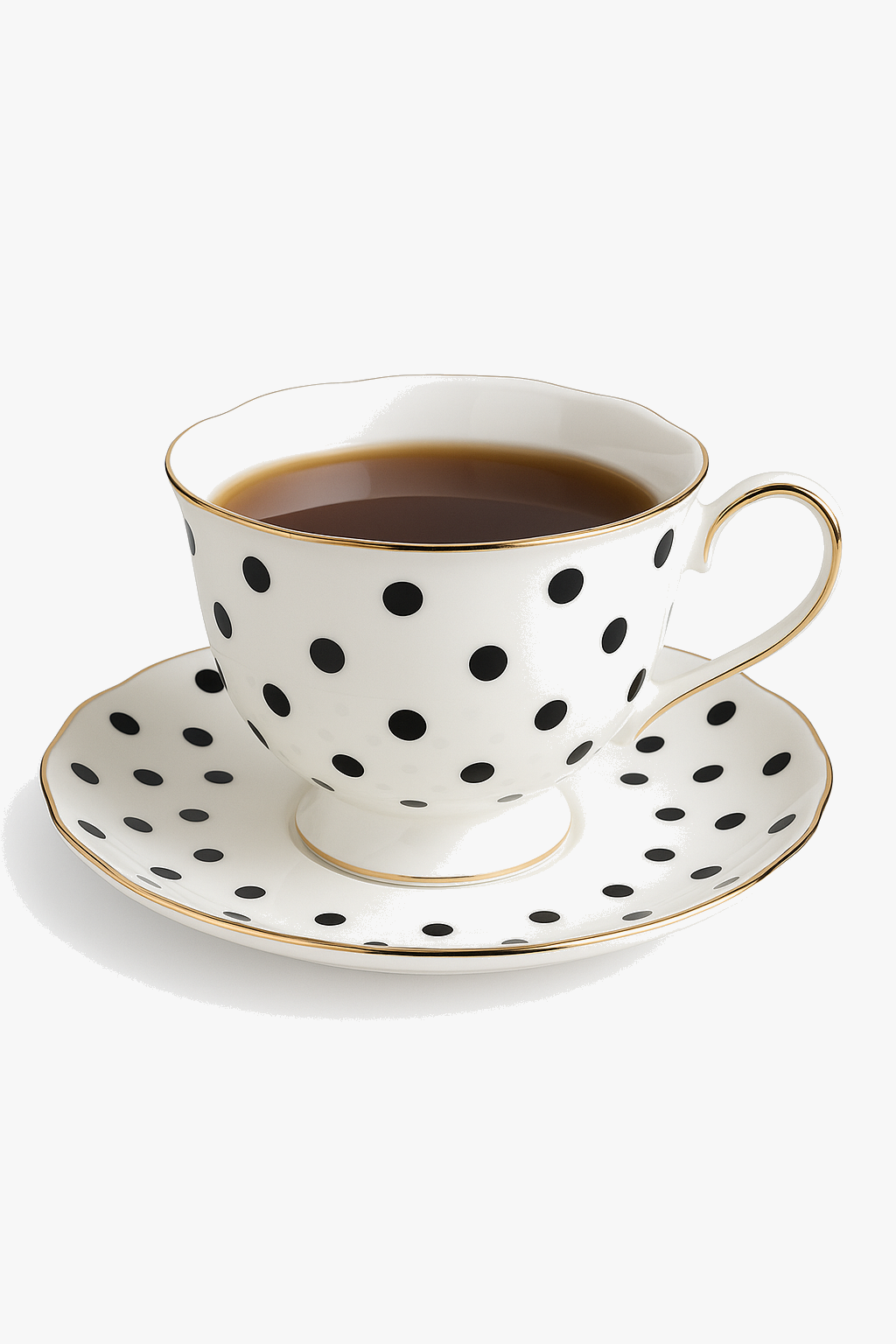 Cup a the anglais porcelaine fine peint main