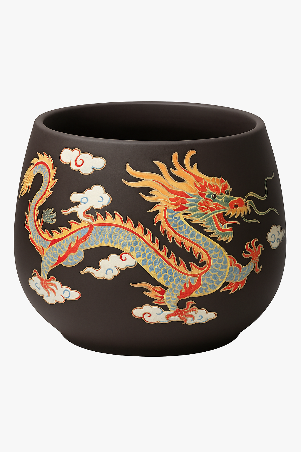 Phoenix style clay cup phoenix handcrafted gongfu