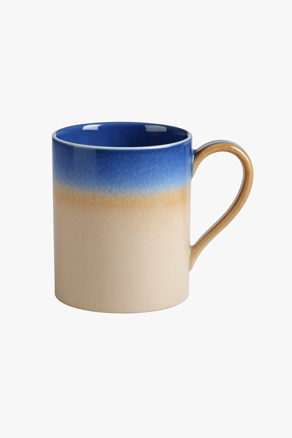 Ceramic artisan cup retro style rustic coffee tea